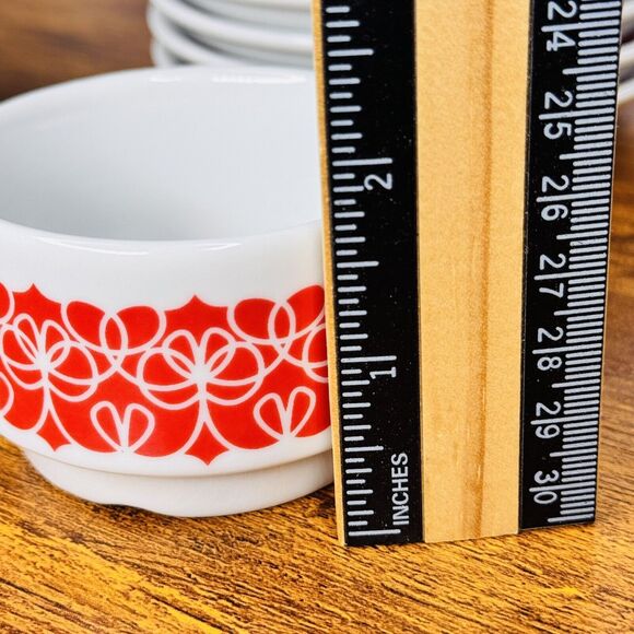 notNeutral Espresso Cappuccino MCM Red White 2 Cups 4 Saucers  3oz. Poland 6pc - Picture 10 of 11